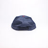 Snap Back/ Blue Satin with Red Brim
