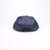 Snap Back/ Blue Satin with Maroon Brim