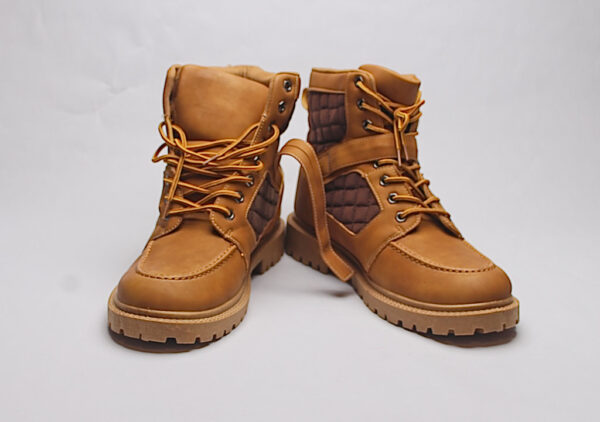 Tim Evans Quilted Hiker Boots/ Nu Buck & Brown