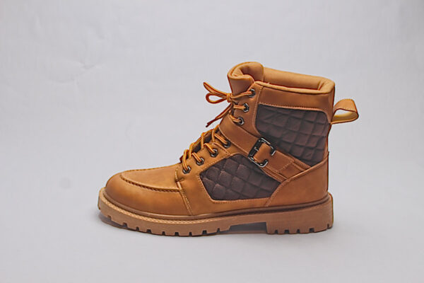 Tim Evans Quilted Hiker Boots/ Nu Buck & Brown