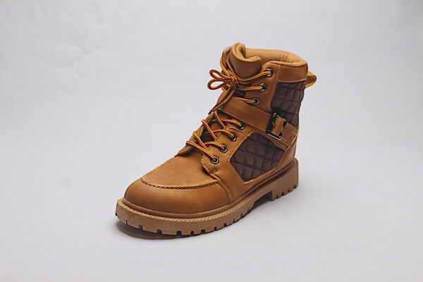 Tim Evans Quilted Hiker Boots/ Nu Buck & Brown