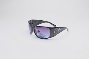 Flower Frames Black With Blue Lens Slant_lzn Flower Frames/ Black with Blue Lens