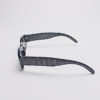 Faux Leather Reptile Print Frames/ Rectangle Midnight Blue