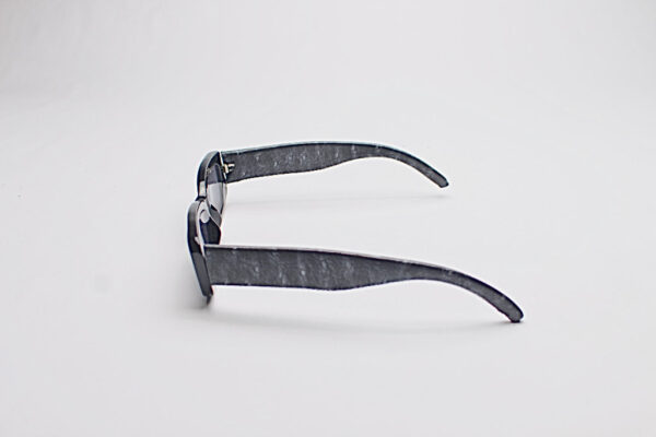Faux Leather Reptile Print Frames/ Rectangle Midnight Blue