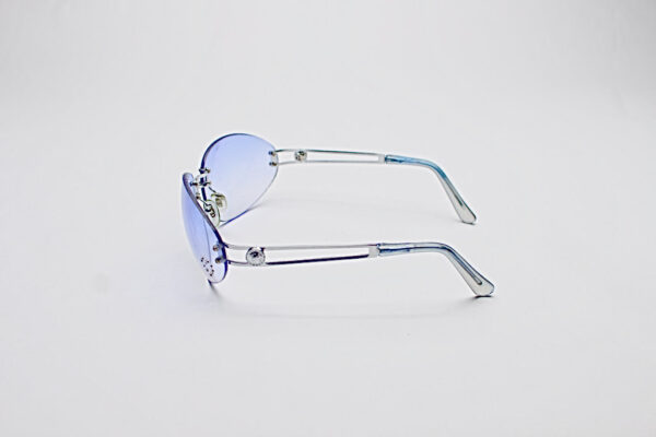 Oval Hearts  Blue Lens