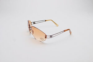 Oval Hearts Orange Lens