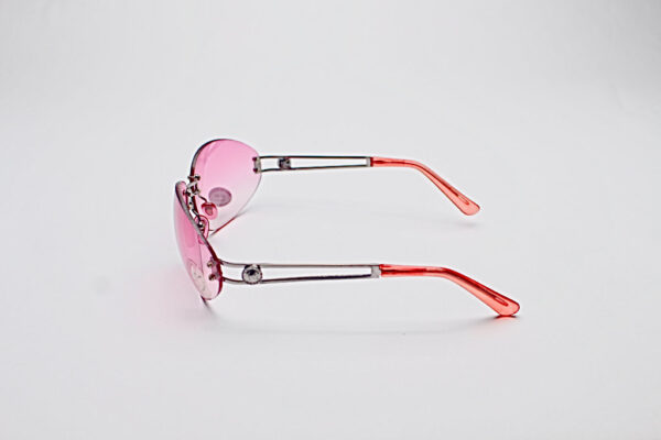 Oval Hearts  Pink Lens