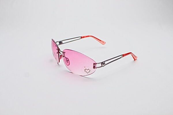 Oval Hearts  Pink Lens