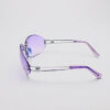 Oval Hearts Purple Lens