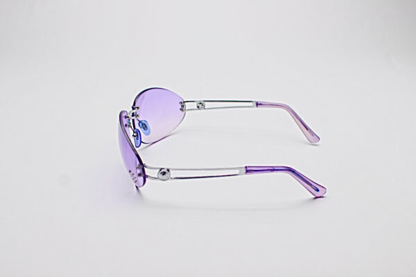 Oval Hearts Purple Lens