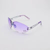 Oval Hearts Purple Lens