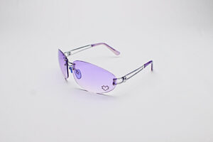 Oval Hearts Purple Lens
