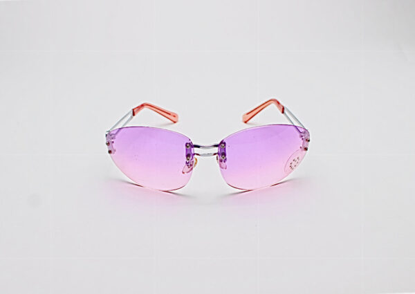 Oval Hearts Purple & Pink Lens