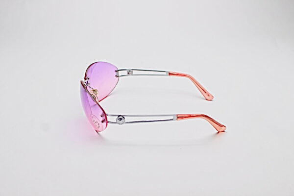 Oval Hearts Purple & Pink Lens