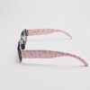 Faux Leather Reptile Print Frames/ Rectangle Peppermint Pink