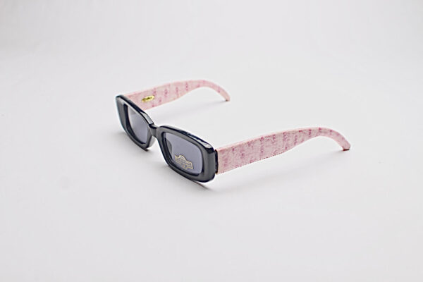 Faux Leather Reptile Print Frames/ Rectangle Peppermint Pink