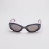 Faux Leather Reptile Print Frames/ Oval Purple