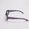 Faux Leather Reptile Print Frames/ Oval Purple