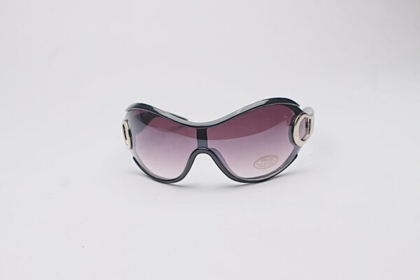 Tropical Heat/ Black with Purple Lens