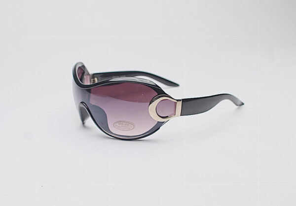 Tropical Heat/ Black with Purple Lens