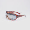 X Loop Shield/ Tortoiseshell Mirror Lens